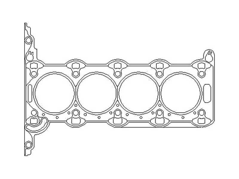 HANS-PRIES Cyilinder head gasket 711604 Gasket Design: Multilayer Steel (MLS), Number of Cylinders: 4