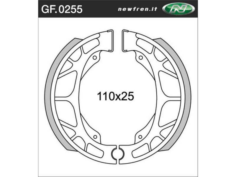 NEWFREN Bremsbacke für Motorräder 10469391 