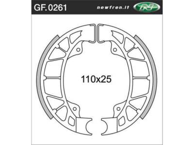 NEWFREN Bremsbacke für Motorräder