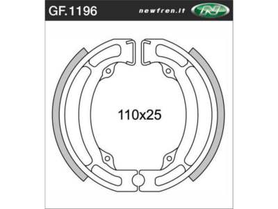 NEWFREN Bremsbacke für Motorräder