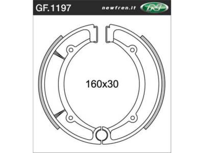 NEWFREN Bremsbacke für Motorräder