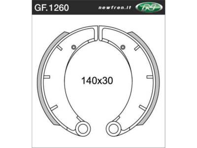 NEWFREN Bremsbacke für Motorräder