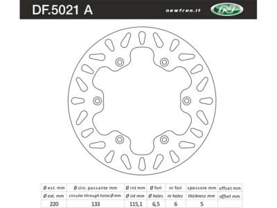 NEWFREN Bremsscheibe für Motorräder