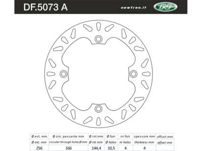 NEWFREN Bremsscheibe für Motorräder