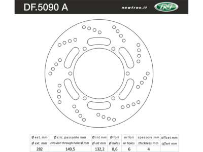 NEWFREN Bremsscheibe für Motorräder