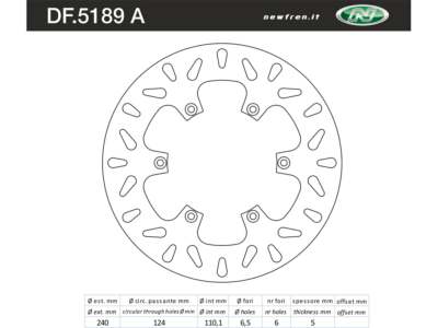 NEWFREN Bremsscheibe für Motorräder