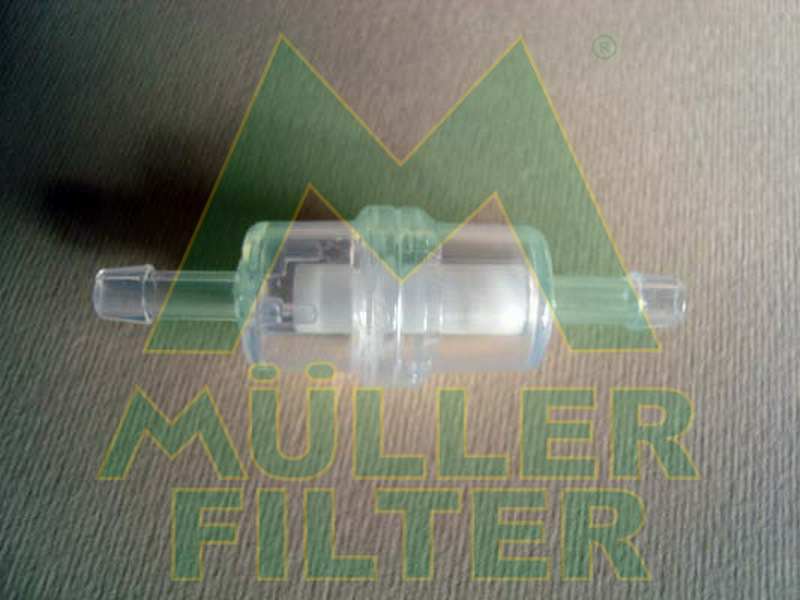 MULLER FILTER Kraftstofffilter (universal) 81669/4 Filterausführung: Leitungsfilter, Außendurchmesser [mm]: 18, Einlass-O [mm]: 5, Auslass-O [mm]: 5, Höhe [mm]: 59