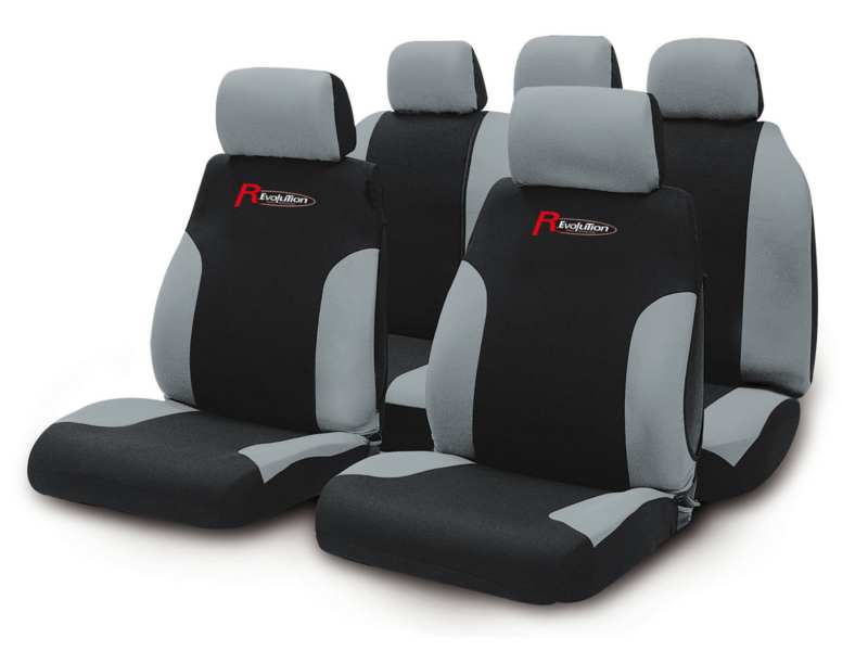 R.EVOLUTIO Seat cover 994313 Puma, black/gray, set