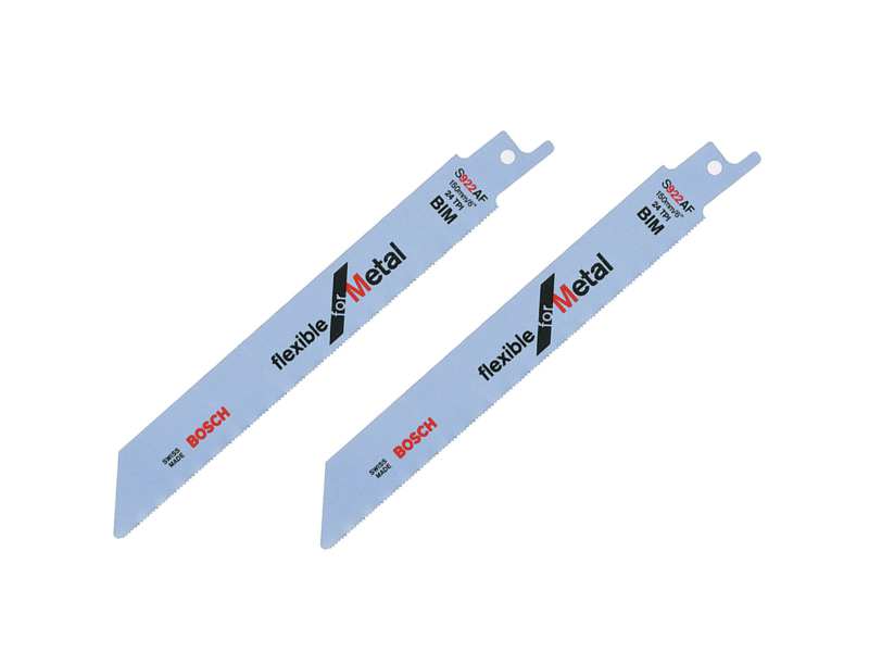 BOSCH Schwertsägeblatt 484722 Saber Saw Blades 922 AF, flexibel für Metall, 2pcs