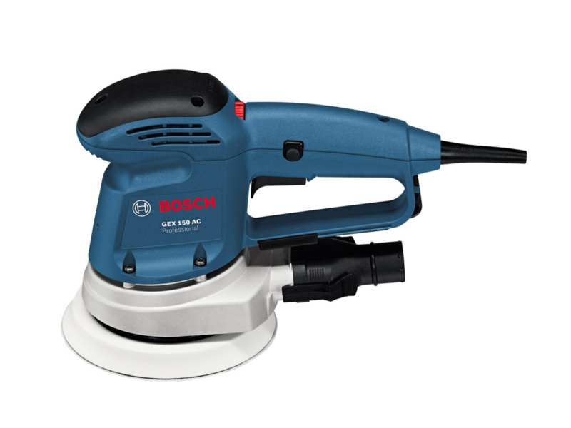 BOSCH Exzenterschleifer 484836 Gex 150 AC, Leistung: 340 W, Geschwindigkeit: 4500 - 12000 Ford/Minuten, Durchmesser: 150 mm, Vibrationskreis Preismesser: 4 mm