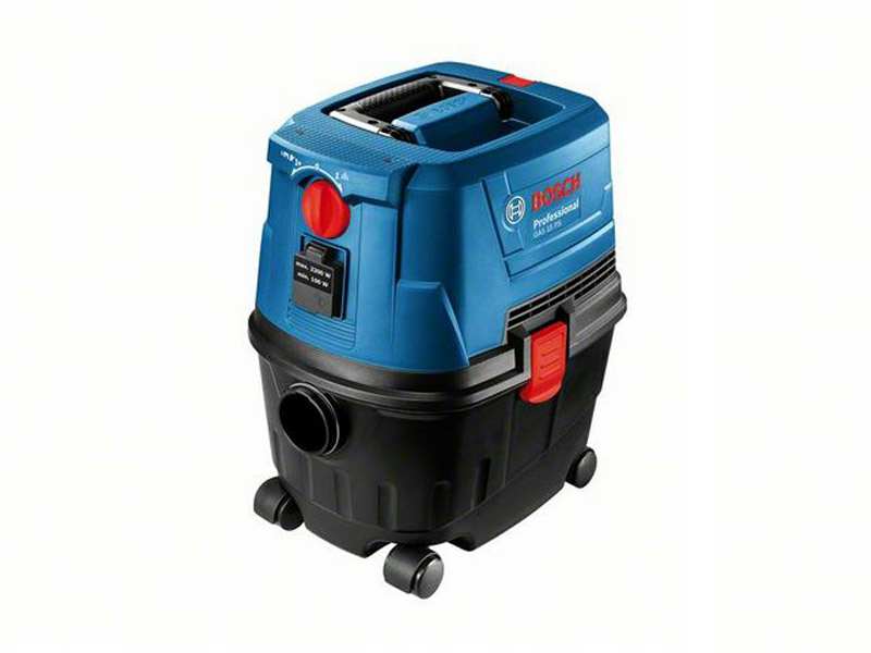 BOSCH Industriestaubsauger 484838 Gas 15Ps Trocken-/Wet Vakuiner, Strom: 1.100 W, Tank: 15/8 Liter, max. Luftstrom 33 l/s, max. Saugdruck 22 kPa