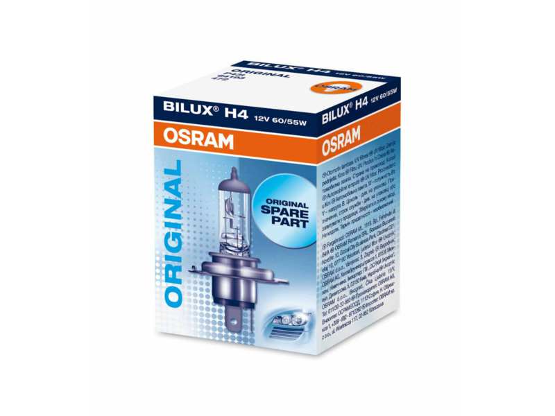 OSRAM Glühlampe 21603/1 Halogen -Scheinwerfer, "Hard", H4, 60/55W
Lampenart: H4, Spannung [V]: 12, Nennleistung [W]: 60/55, Sockelausführung Glühlampe: P43t, Gebindeart: Schachtel
Kann aus Gründen der Qualitätssicherung nicht zurückgenommen werden! 1.