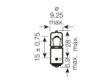 OSRAM Bulb 21736/1 Lamp Type: H6W, Voltage [V]: 12, Rated Power [W]: 6, Socket Type: BAX9s 
Lamp Type: H6W, Voltage [V]: 12, Rated Power [W]: 6, Socket Type bulb: BAX9s
Cannot be taken back for quality assurance reasons! 2.