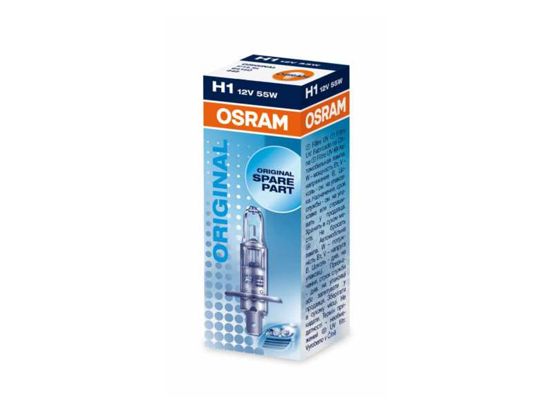 OSRAM Glühlampe 21741/1 Halogen, Scheinwerfer, H1, 55W
Lampenart: H1, Spannung [V]: 12, Nennleistung [W]: 55, Sockelausführung Glühlampe: P14.5s, Gebindeart: Schachtel
Kann aus Gründen der Qualitätssicherung nicht zurückgenommen werden! 1.