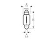 OSRAM Glühlampe 21871/3 Lampenart: C5W, Spannung [V]: 12, Nennleistung [W]: 5, Sockelausführung: SV8,5-8 
Lampenart: C5W, Spannung [V]: 12, Nennleistung [W]: 5, Sockelausführung Glühlampe: SV8.5-8, Länge [mm]: 35, Gebindeart: Blisterpack
Kann aus Gründen der Qualitätssicherung nicht zurückgenommen werden! 3.