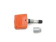 SCHRADER Tire pressure sensor 10699229 Permissible maximum speed [km/h]: 250, Inspection Tag: CE, Tightening Torque [Nm]: 8, Supplementary Article/Info 2: with nut, with valves, Vehicle Equipment: for vehicles with tyre pressure control system, Mounting Type: Bolted, Valve colour: Silver, Housing Colour: Orange, Code: 3046, Frequency Range [MHz]: 433 
Code Letter: 3046, Tightening Torque [Nm]: 8, Mounting Type: Bolted, Vehicle Equipment: for vehicles with tyre-pressure monitoring system, Supplementary Article/Info 2: with groove, wi 1.