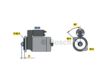 BOSCH Starter 10163524 new
Voltage [V]: 12, Rated Power [kW]: 1,8, Number of mounting bores: 0, Number of thread bores: 2, Number of Teeth: 9, Clamp: 50, 30, Flange O [mm]: 82,5, Rotation Direction: Clockwise rotation, Pinion Rest Position [mm]: 3, Starter Type: Floating pinion, Thread Size: M12, Thread Size 1: M12x1.75, Length [mm]: 247, Position / Degree: links, Connecting Angle [Degree]: 48, Fastening hole angle measurement [Degree]: 48 3.