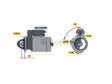 BOSCH Starter 10163569 new
Voltage [V]: 24, Rated Power [kW]: 6,7, Number of mounting bores: 3, Number of threaded holes: 0, Number of Teeth: 11, Clamp: 30, 50, 31(isol.), Flange Diameter [mm]: 92, Rotation Direction: Clockwise rotation, Pinion Rest Position [mm]: 48, Starter Type: Self-supporting, Bore Diameter [mm]: 13,5, Bore Diameter 2 [mm]: 13,5, Bore O 3 [mm]: 13,5, Length [mm]: 410, Position/Degree: links, Mounting Angle [degrees]: 75, Jaw opening angle measurement [Degree]: 10, Fastening hole angle measuremen 3.