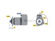 BOSCH Starter 10163575 new
Voltage [V]: 24, Rated Power [kW]: 5,4, Number of mounting bores: 3, Number of threaded holes: 0, Number of Teeth: 11, Clamp: 30, 50, 31(isol.), Flange Diameter [mm]: 89, Rotation Direction: Clockwise rotation, Pinion Rest Position [mm]: 47,5, Starter Type: Floating pinion, Bore Diameter [mm]: 10,5, Bore Diameter 2 [mm]: 10,5, Bore O 3 [mm]: 10,5, Length [mm]: 386,5, Position/Degree: rechts, Mounting Angle [degrees]: 115, Fastening hole angle measurement [Degree]: 115 3.
