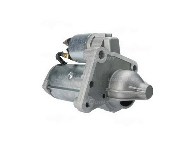 UNIPOINT Starter 10164002 12 V, 1.5 kW
Voltage [V]: 12, Rated Power [kW]: 1.5, Rotation Direction: Clockwise rotation, Number of Teeth: 11, 12, Number of mounting bores: 4, Number of thread bores: 2, Pinion Rest Position [mm]: 13