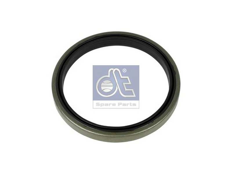 DT SPARE PARTS Wheel hub seal 10095459 Fitting Position: Front Axle, Weight [g]: 123, Inner diameter [mm]: 100, Outer diameter [mm]: 120, Height 1 [mm]: 11, Height 2 [mm]: 16,5