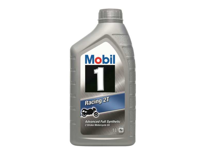 MOBIL Motor oil (Motorcycle) 124595 MOBIL 1 RACING 2T (szintetikus)
Capacity [litre]: 1, Packing Type: Bottle, API specification: TC, DIN/ISO: ISO-L-EGD, ISO-L-EGC, Customs tariff number: 34031980
Cannot be taken back for quality assurance reasons!