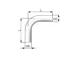 DINEX Exhaust elbow pipe 505618 Universal
Outer Diameter [mm]: 100, Pipe Bend [°]: 90, Thickness [mm]: 1,5, Height [mm]: 100, Width [mm]: 260, Length [mm]: 560 2.