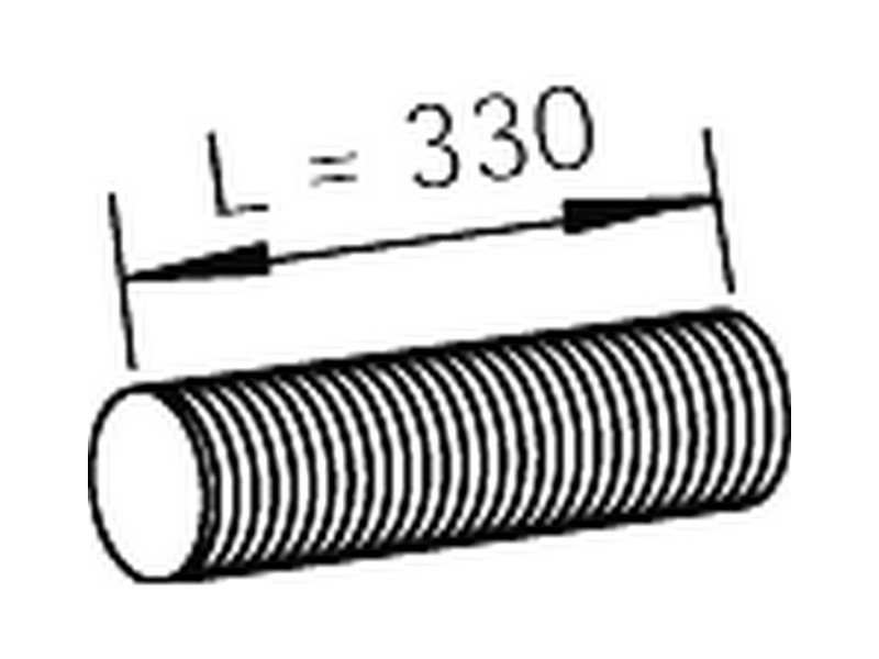 DINEX Flexibles Auspuffrohr 516954 Einbauposition: mitte, Länge [mm]: 330, Innendurchmesser [mm]: 101, Höhe [mm]: 110, Breite [mm]: 110 1.