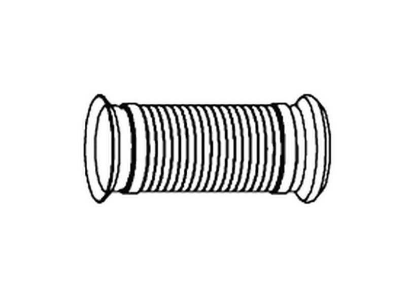 DINEX Flexibles Auspuffrohr 517221 Einbauposition: vorne, Abgasnorm: Euro 5, Länge [mm]: 280, Breite [mm]: 132, Höhe [mm]: 132