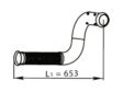 DINEX Flexibles Auspuffrohr 539240 Einbauposition: vorne, Länge 1 [mm]: 653, Höhe [mm]: 445, Breite [mm]: 530, Länge [mm]: 690 2.