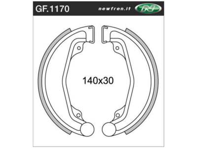 NEWFREN Bremsbacke für Motorräder