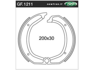 NEWFREN Bremsbacke für Motorräder