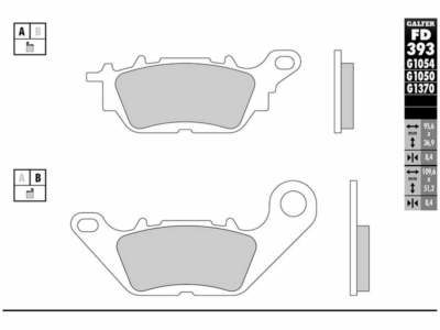 GALFER MOTO Bremsbeläge für Motorräder