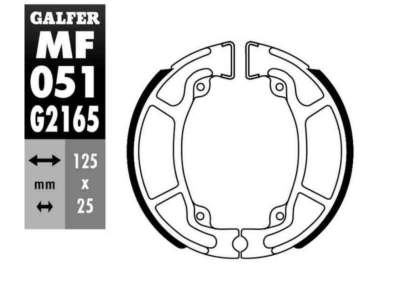 GALFER MOTO Bremsbacke für Motorräder