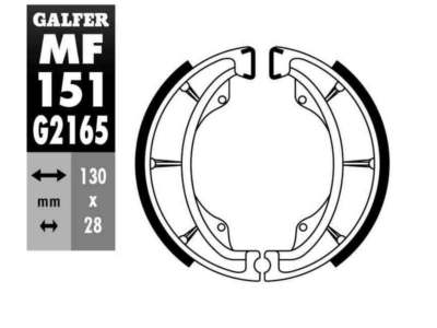 GALFER MOTO Bremsbacke für Motorräder