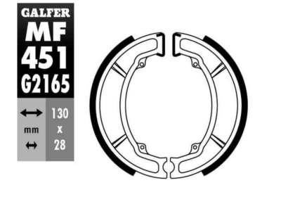 GALFER MOTO Bremsbacke für Motorräder