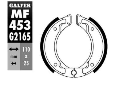 GALFER MOTO Bremsbacke für Motorräder