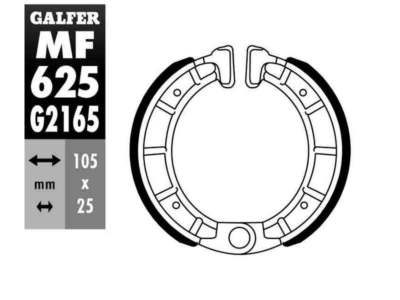 GALFER MOTO Bremsbacke für Motorräder