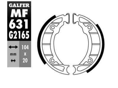 GALFER MOTO Brake shoe for motorcycle