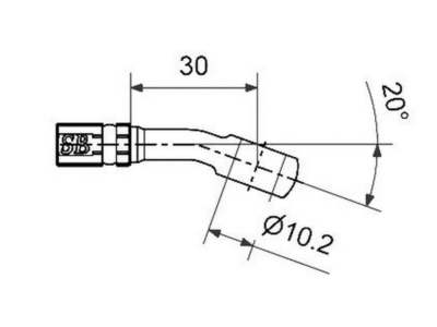 HIGHWAY HAWK Brake hose fittings