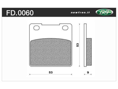 NEWFREN Brake pad for motorcycle