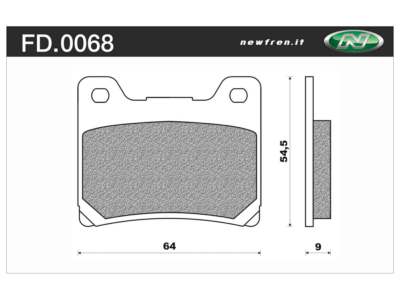 NEWFREN Brake pad for motorcycle