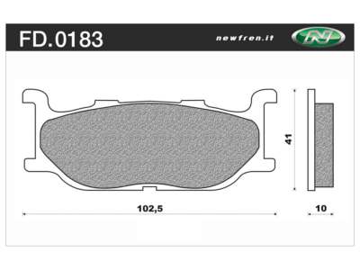 NEWFREN Brake pad for motorcycle