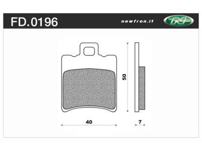 NEWFREN Brake pad for motorcycle