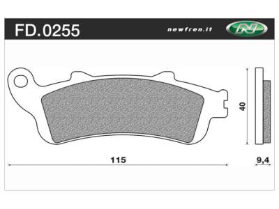 NEWFREN Brake pad for motorcycle