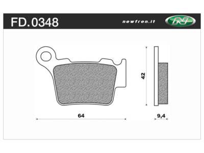 NEWFREN Brake pad for motorcycle