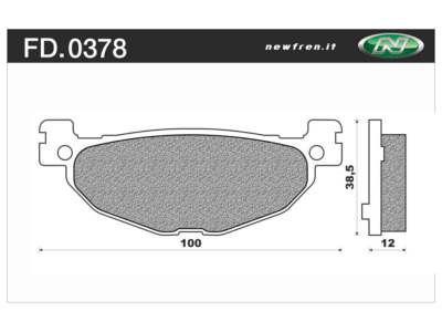 NEWFREN Brake pad for motorcycle