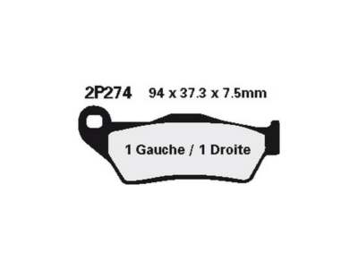 NISSIN Brake pad for motorcycle