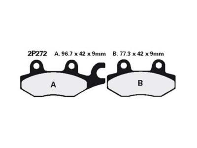 NISSIN Brake pad for motorcycle