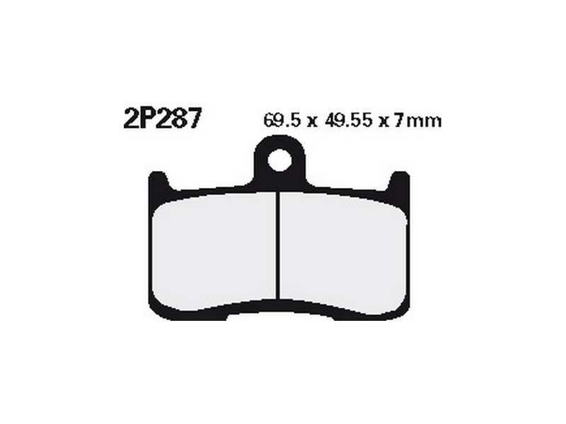 NISSIN Brake pad for motorcycle 10930747 SINTERED, ON Road, Off Road, Set, For a Brake Discrem!